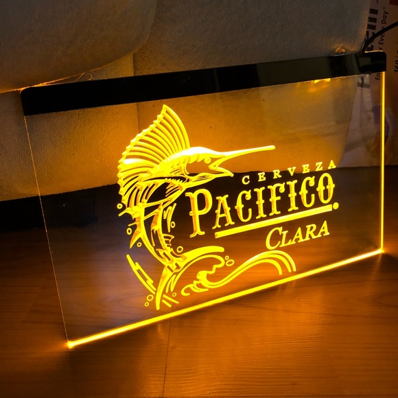 PACIFICO CERVEZA LED NEON LIGHT SIGN 8x12 - Picture 3 of 4